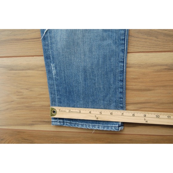 7‎ For All Mankind Jeans Womens 29 Rickie Boyfriend Distressed Ripped Made USA - Picture 13 of 16